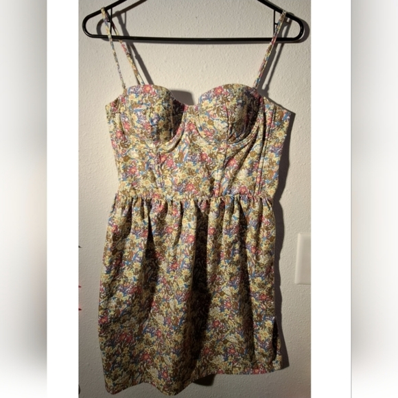🩷💛Gifted💛🩷 PINK Victoria's Secret Floral Sweetheart Strap Sundress 2XHP - Picture 2 of 16